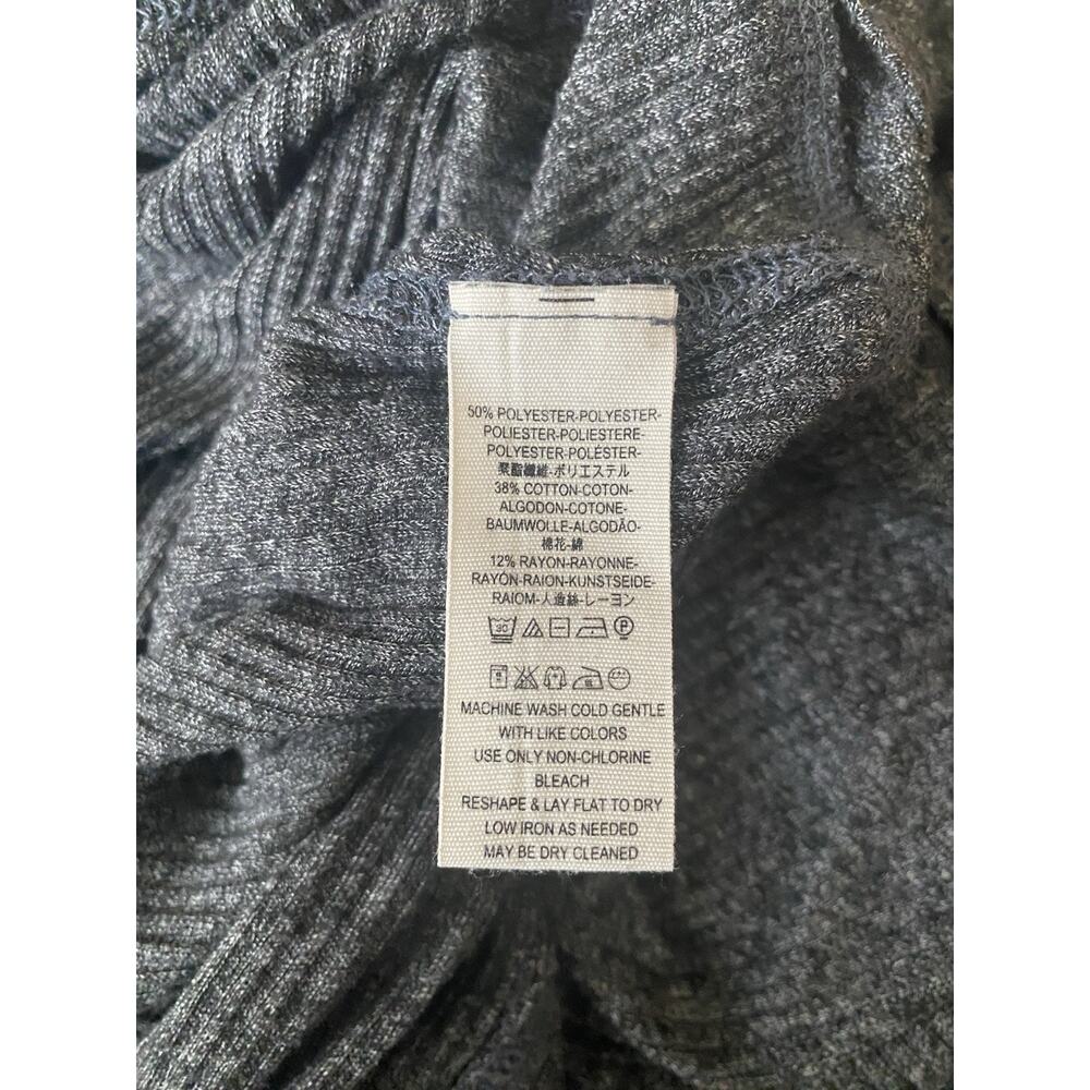 Free People Blouse Top Womens XS London Town Heather Gray Rubbed - Picture 5 of 6